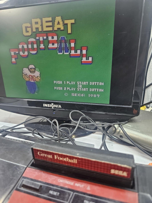 Great Football (Sega Master System, 1987) Game Cartridge - Tested and Working