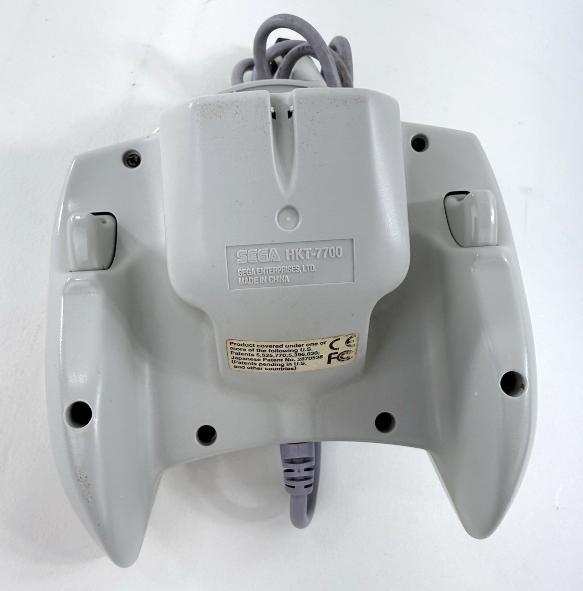 Sega Dreamcast HKT-7700 Original White Controller - Tested and Working