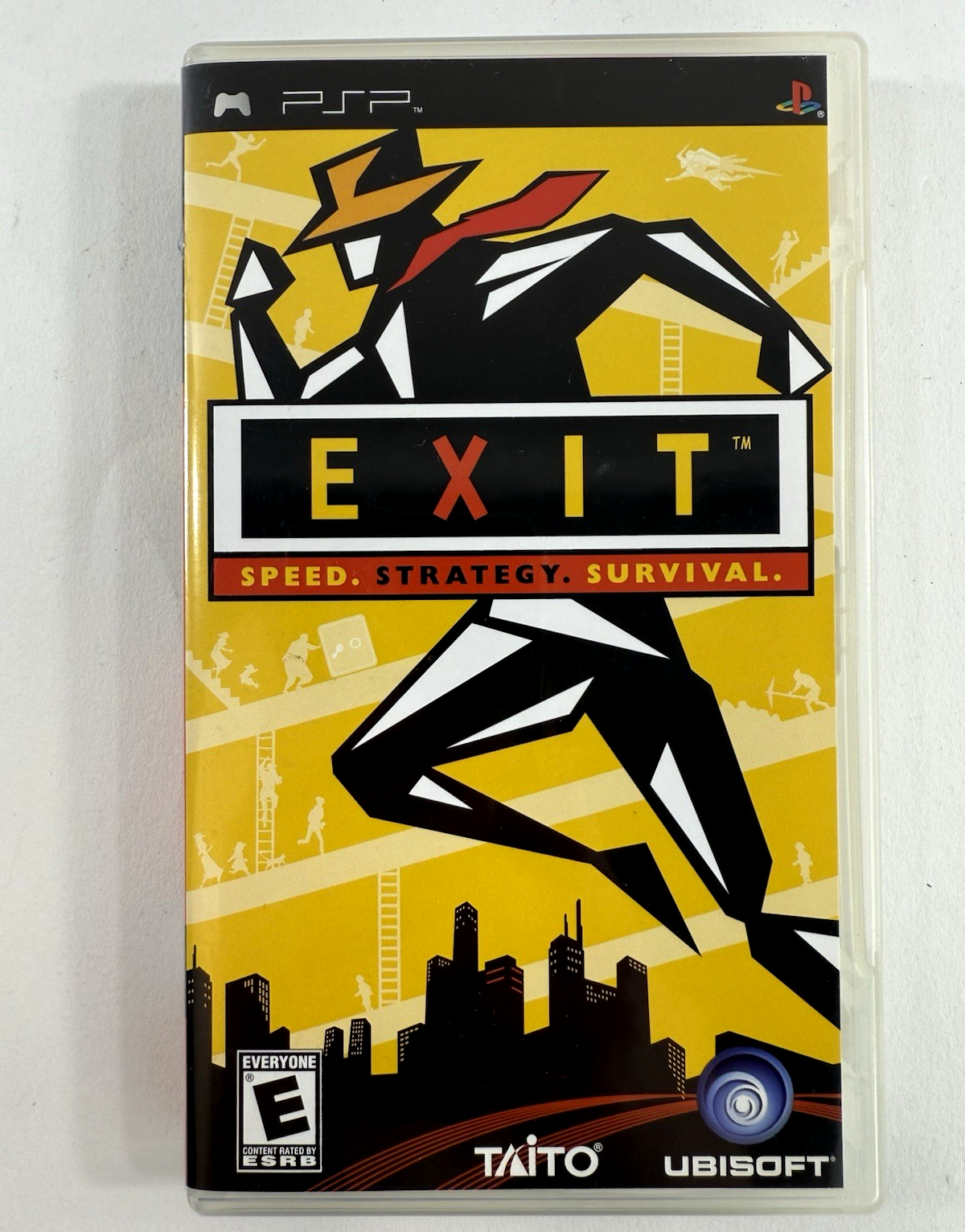 Exit (Sony PSP, 2006) Game Case Manual - Tested and Working