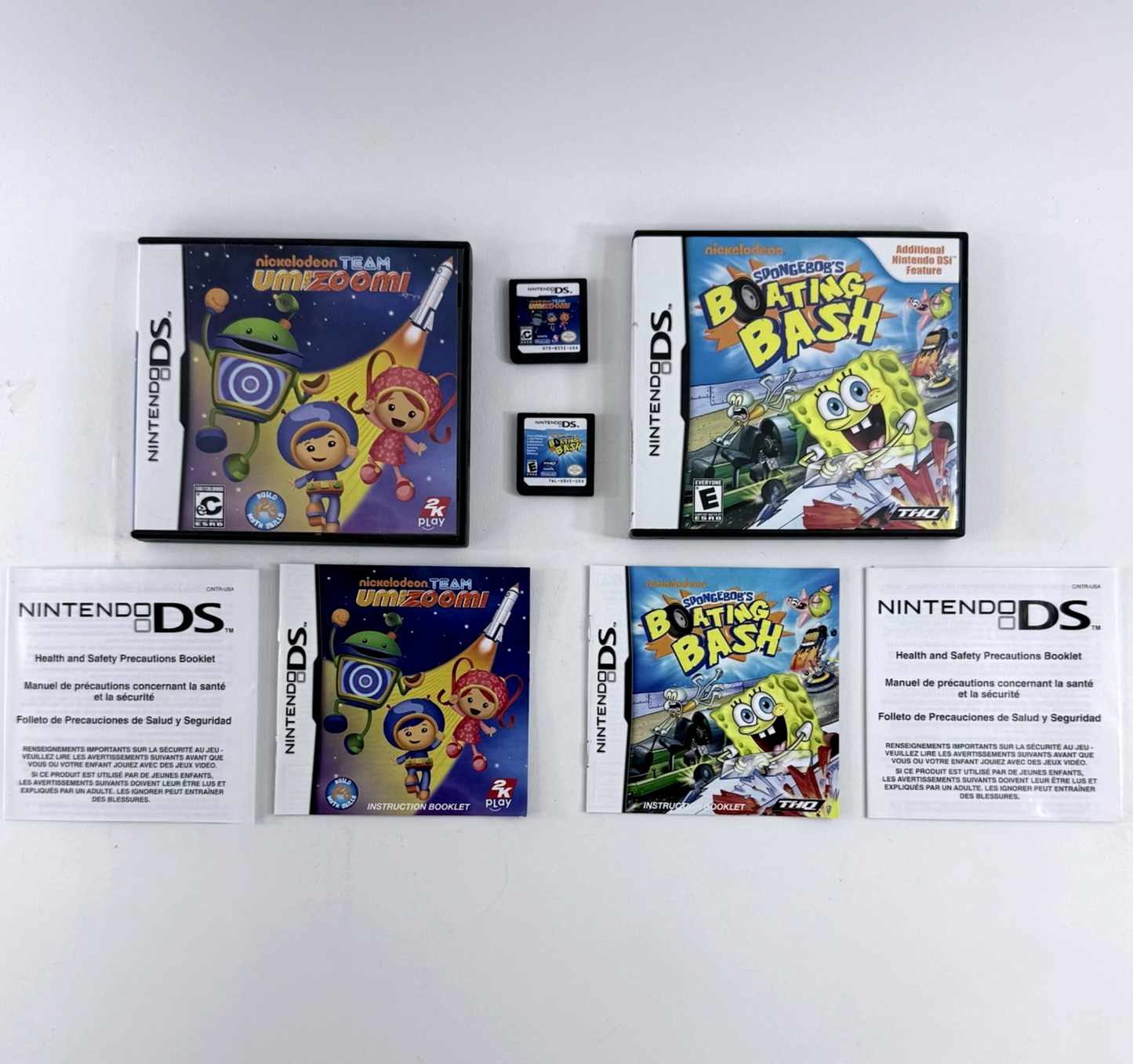 SpongeBob’s Boating Bash & Team Umizoomi (Nickelodeon DS Game Bundle) Tested