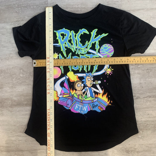 Rick and Morty Licensed Short Sleeve Graphic Print Slim-fit Womens' T-Shirt
