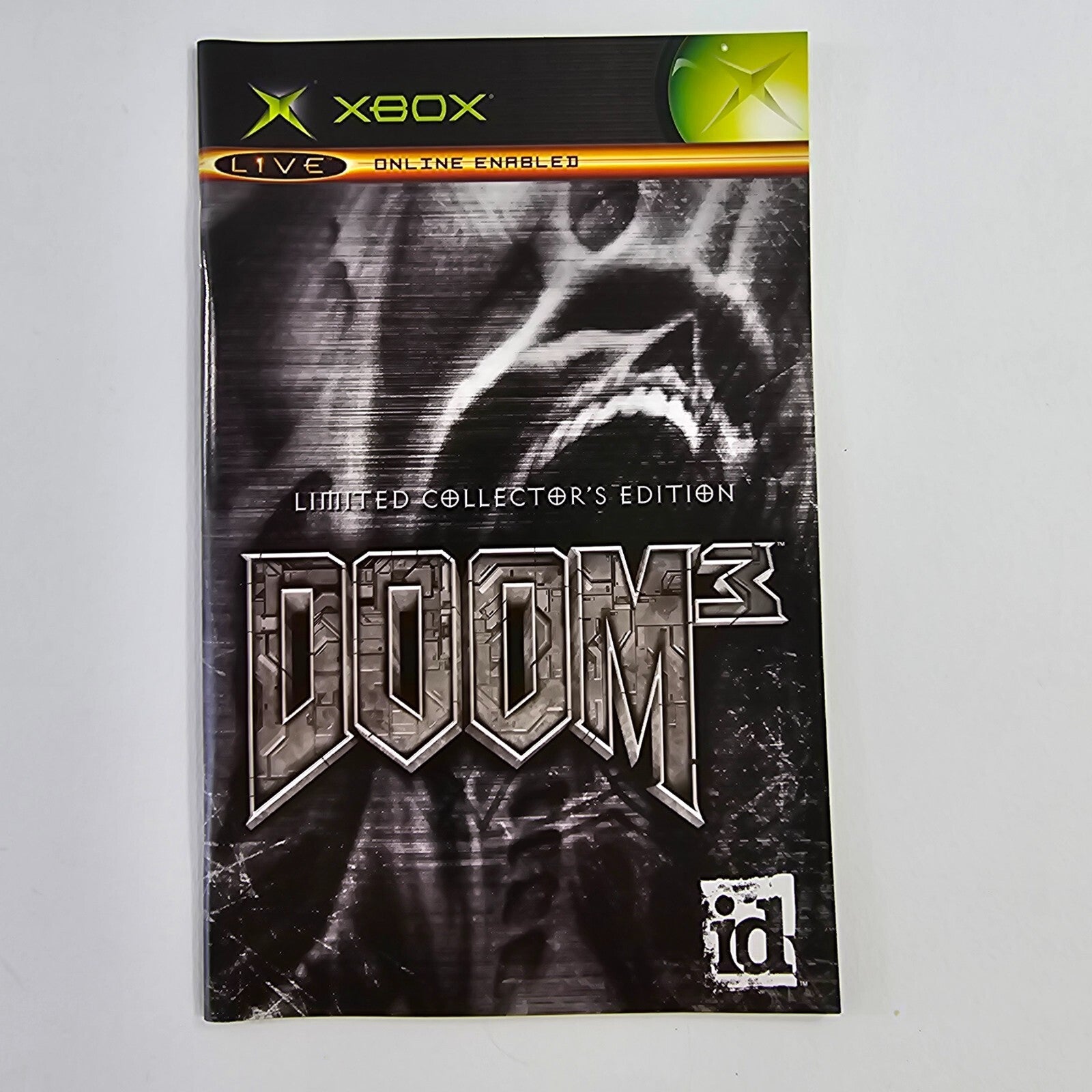 Doom 3: Limited Collector's Edition (Xbox, 2005) Game Case Manual Insert Sleeve