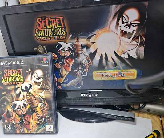 Secret Saturdays: Beasts of the 5th Sun (PlayStation 2, 2009) Game Case Manual