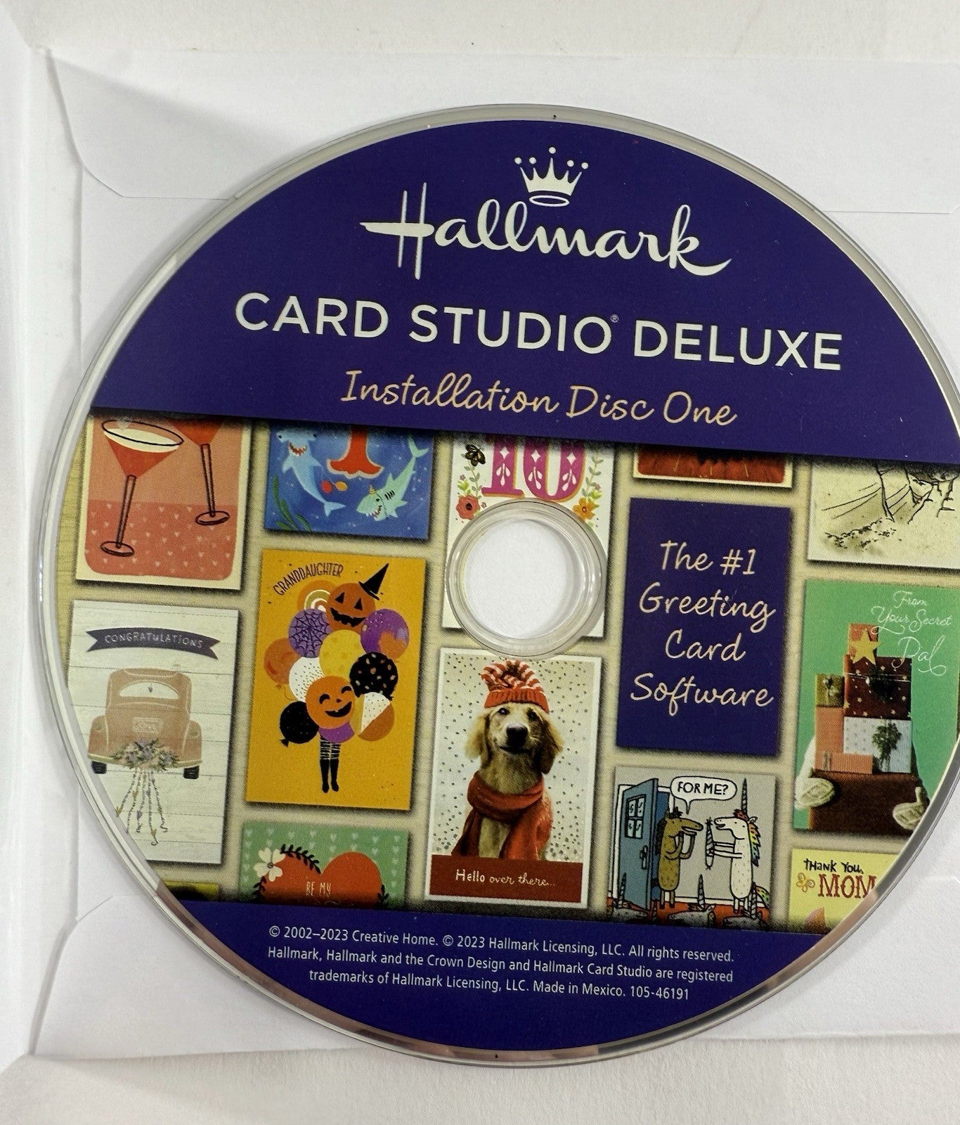 Hallmark Card Studio 2013 Deluxe (Windows, DVD-ROM) Discs, Box, Manual, Inserts