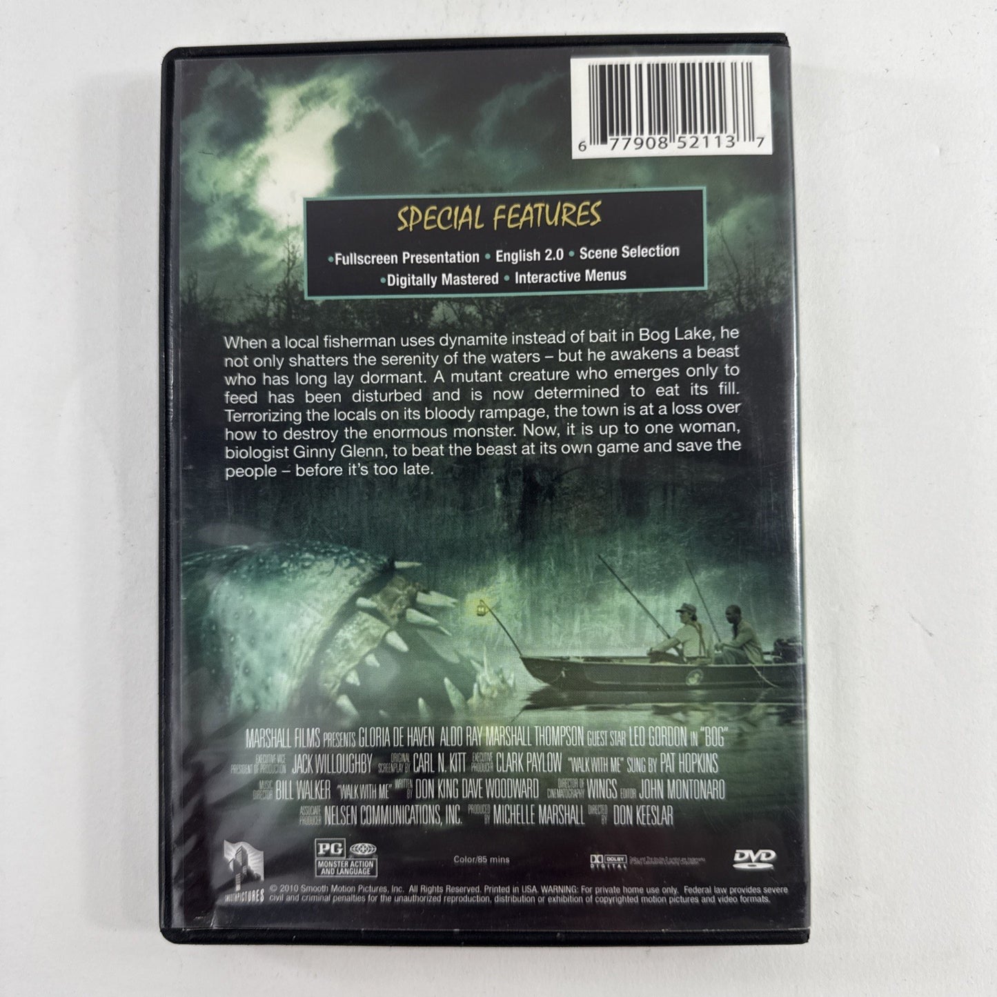 Bog (DVD, 2010) - Classic 1979 B-Movie Horror Film - Tested and Working