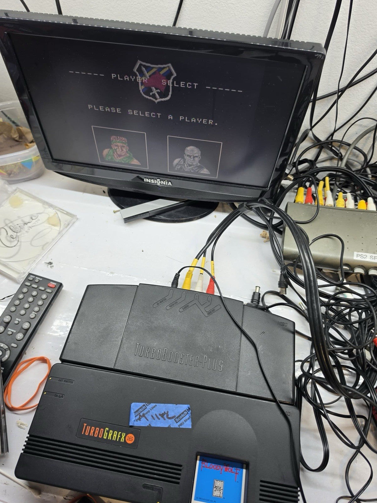 Bloody Wolf (TurboGrafx-16, 1990) Game, Case, and Manual - Tested and Working