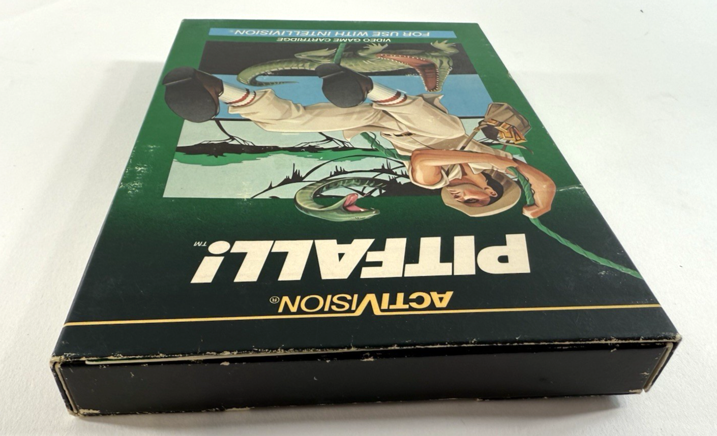 Pitfall (Intellivision, 1982) Game Box Manual Overlays - Tested And Working