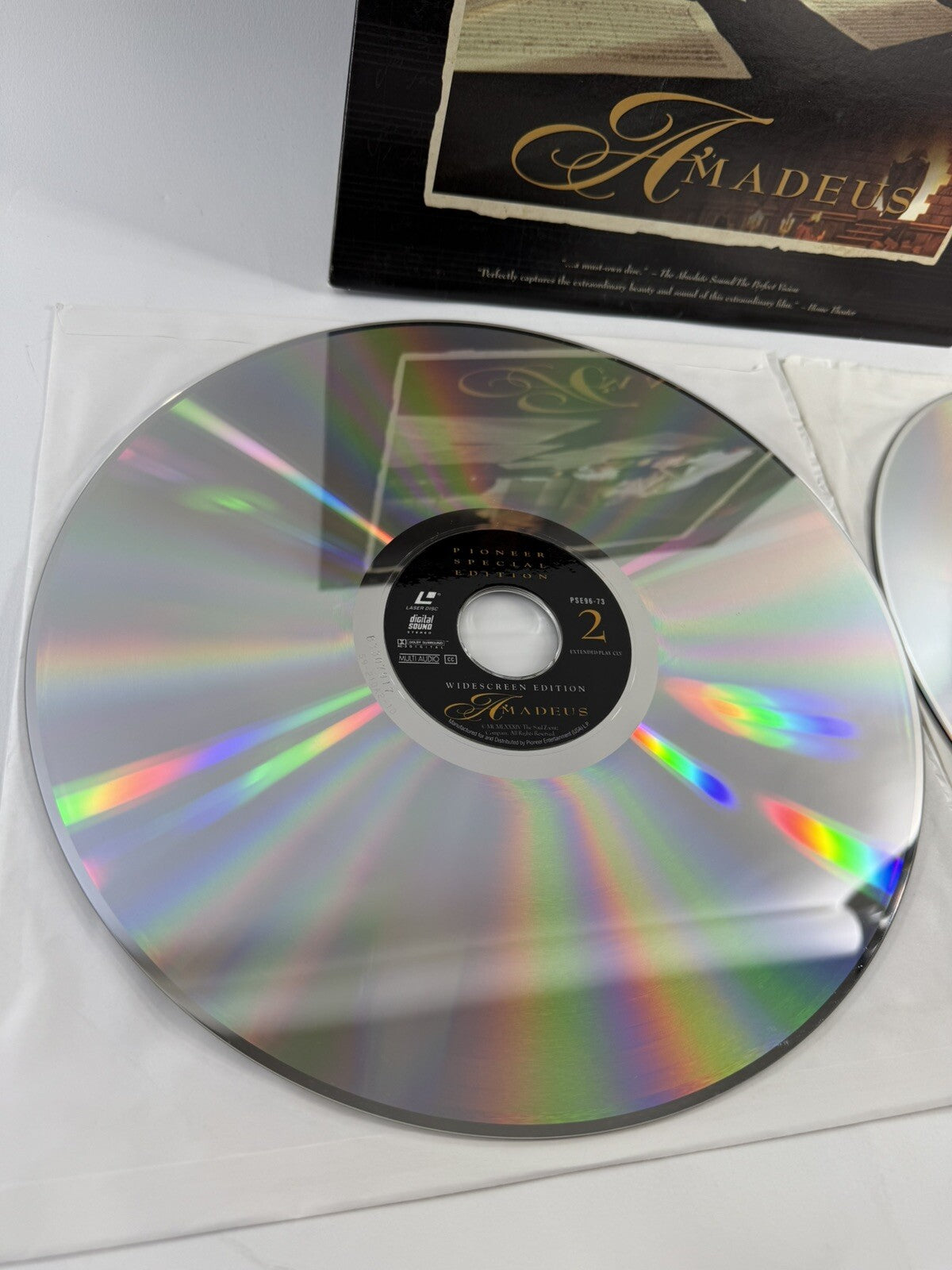 Amadeus (Pioneer Special Edition Laserdisc, 1996) Tested and Working