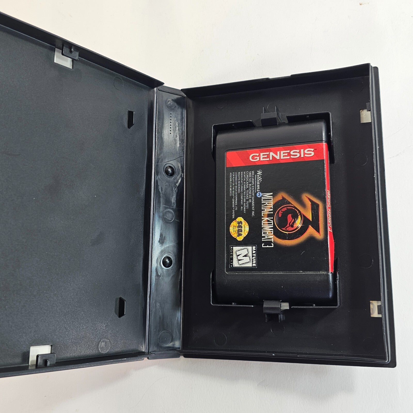 Mortal Kombat 3 (Sega Genesis, 1995) Game and Case - Tested and Working