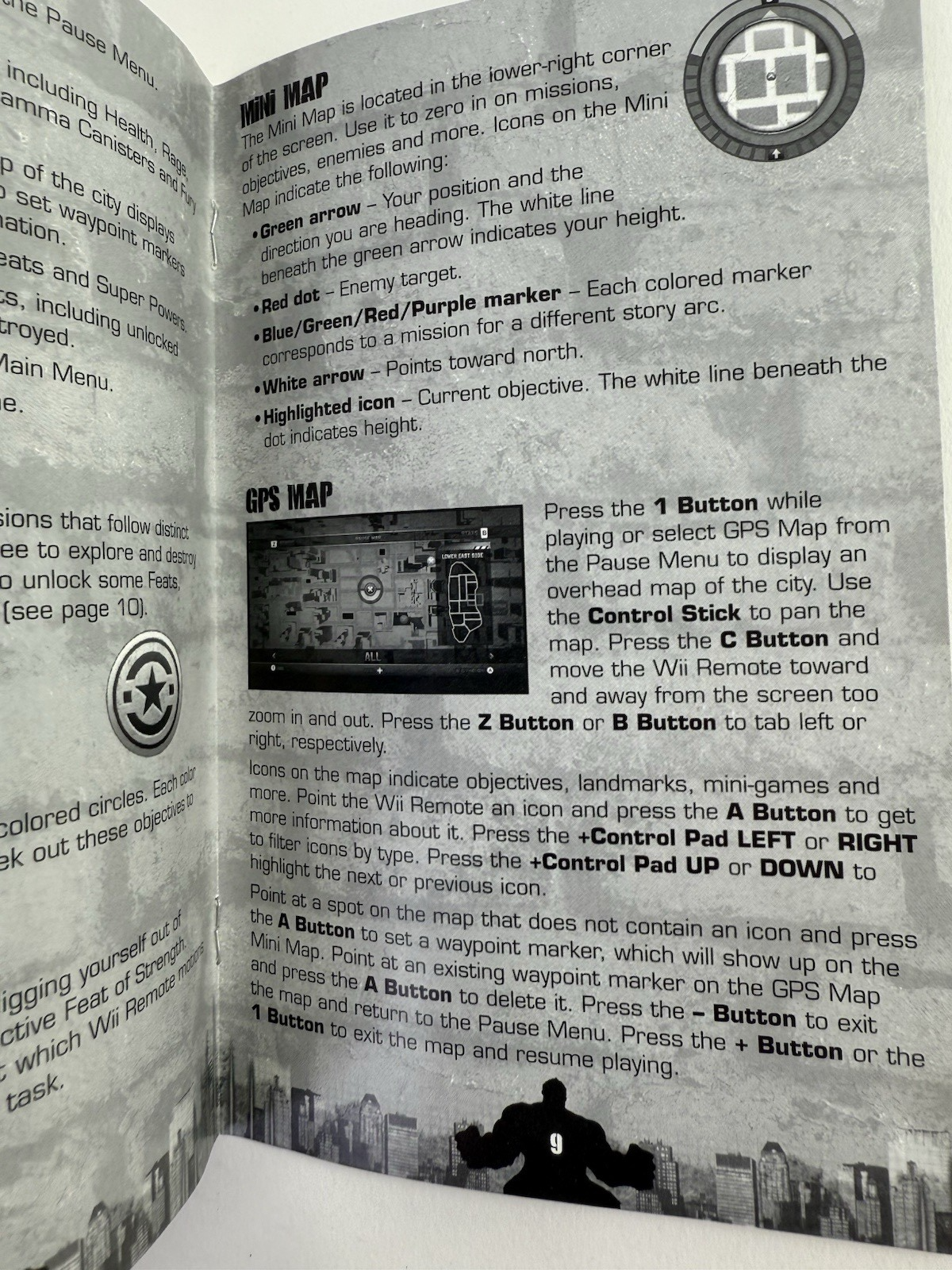 The Incredible Hulk (Nintendo Wii, 2008) Game Case Manual - Tested and Working