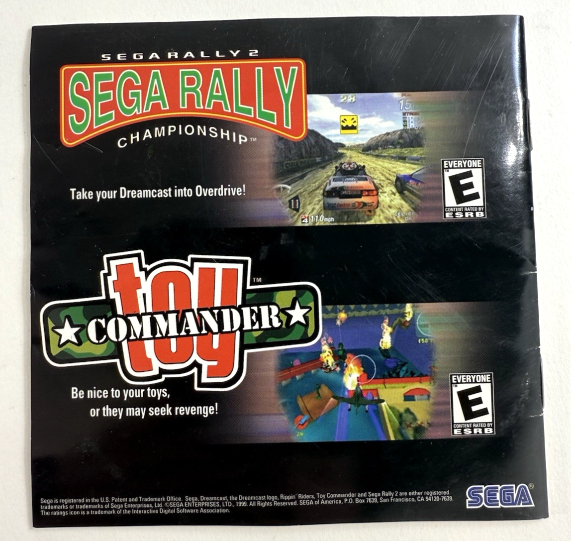 Rippin' Riders Snowboarding (Sega Dreamcast, 1999) Game, Case, Manual - Tested