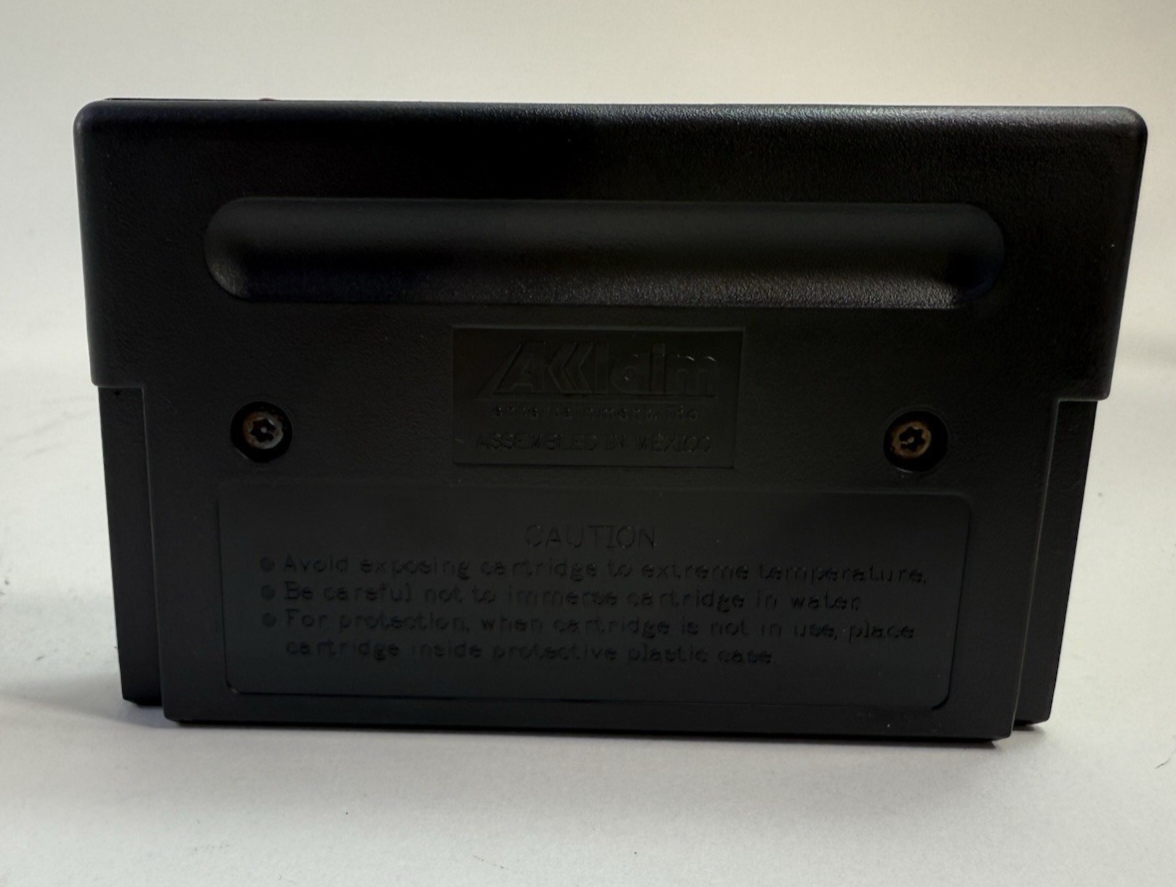 Revolution X f. Aerosmith (Genesis, 1995) Game Case Manual Poster Registration