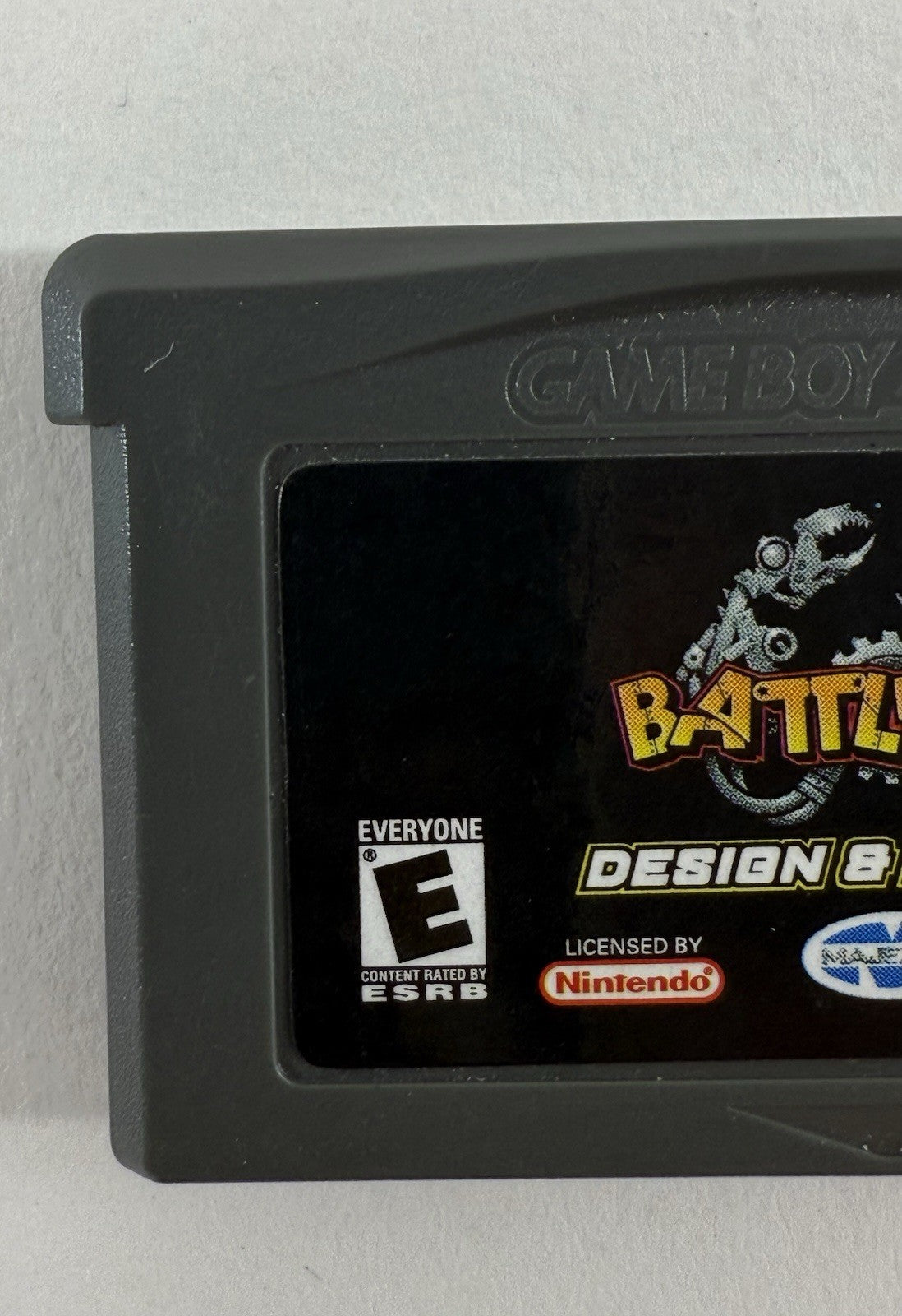 BattleBots: Design & Destroy (Nintendo GameBoy Advance, 2003) Game Cartridge