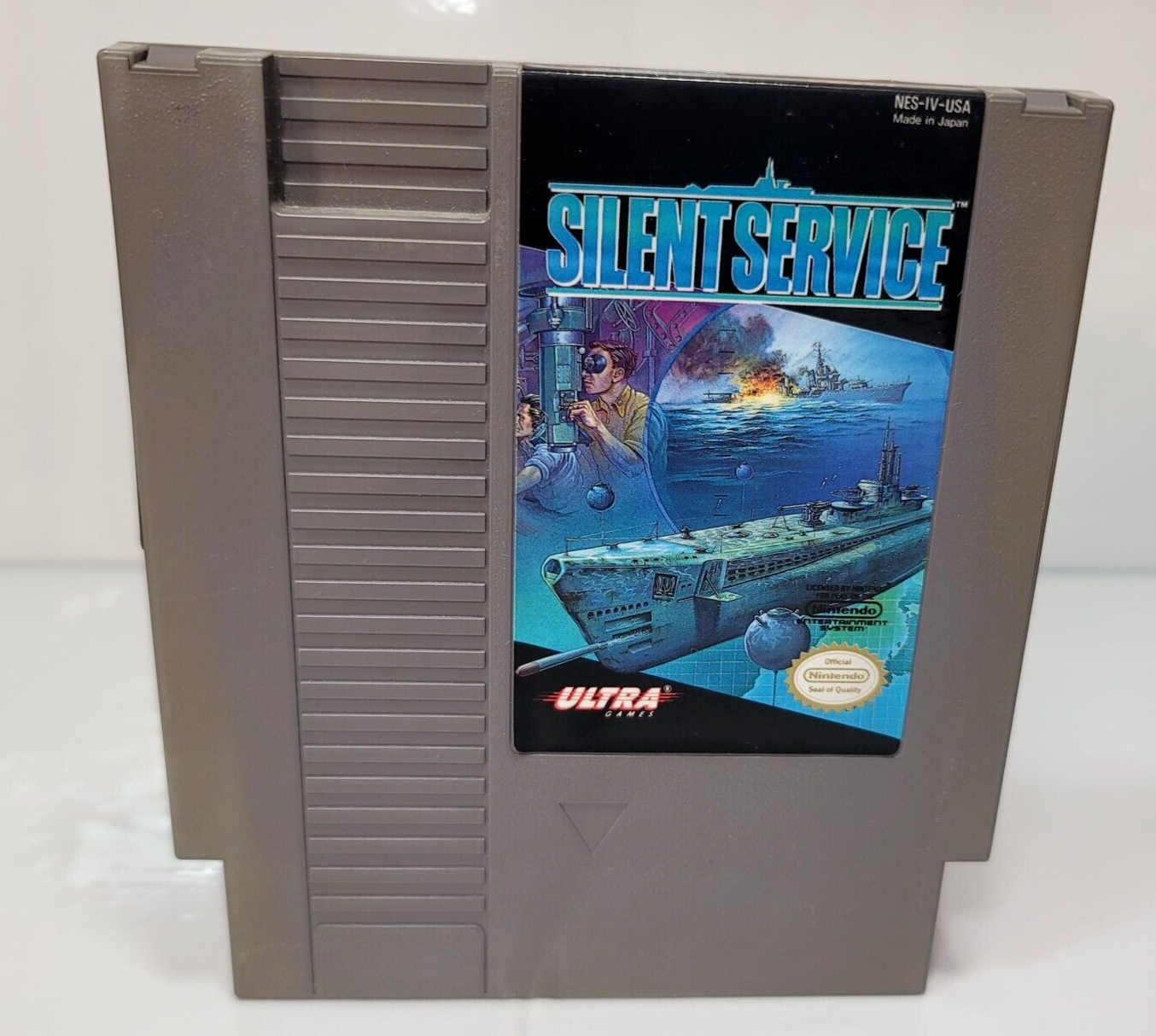 Silent Service (Nintendo Entertainment System, 1989) Game and Manual