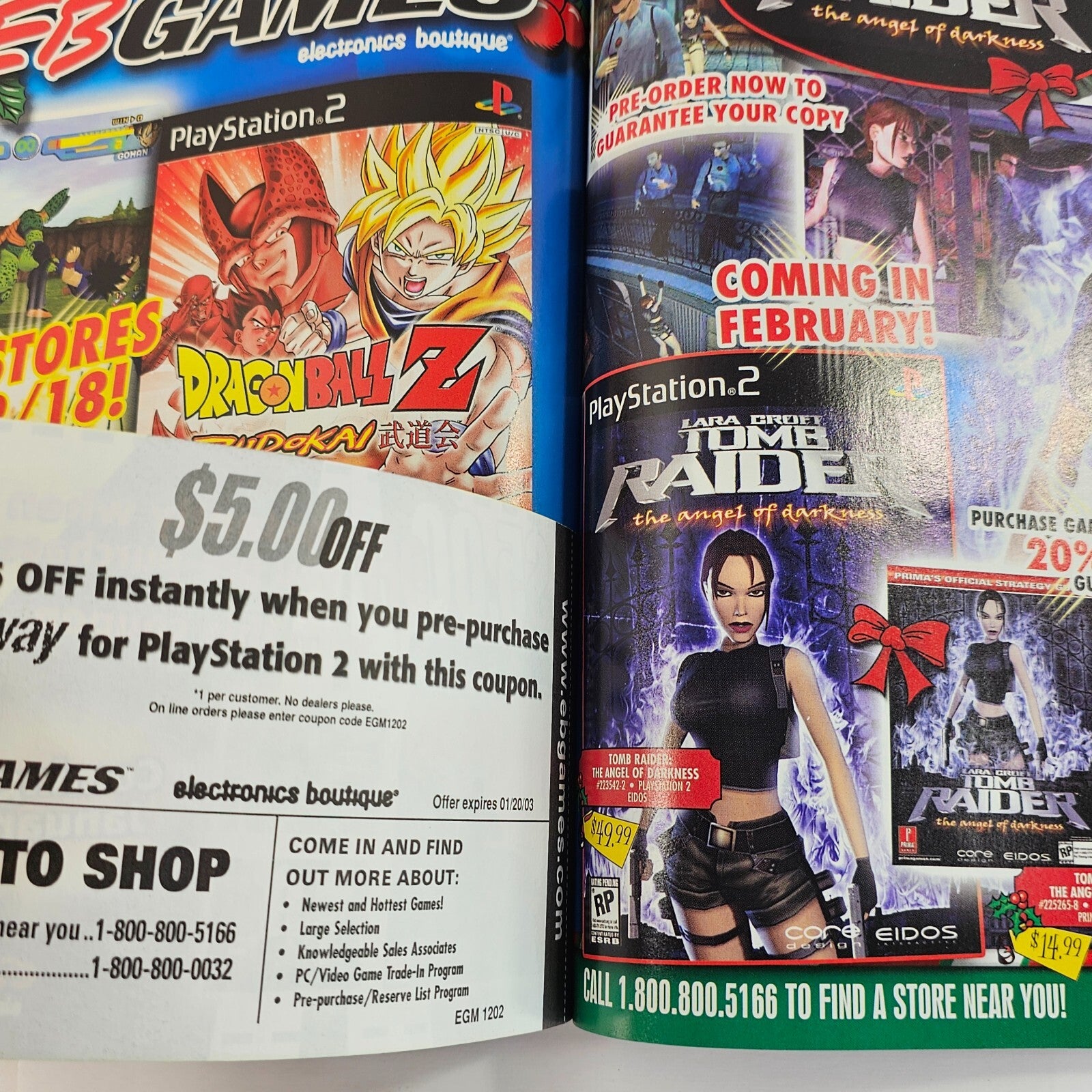 Electronic Gaming Monthly Magazine Jan. 2003 Issue 162: 55 Best Games Feature