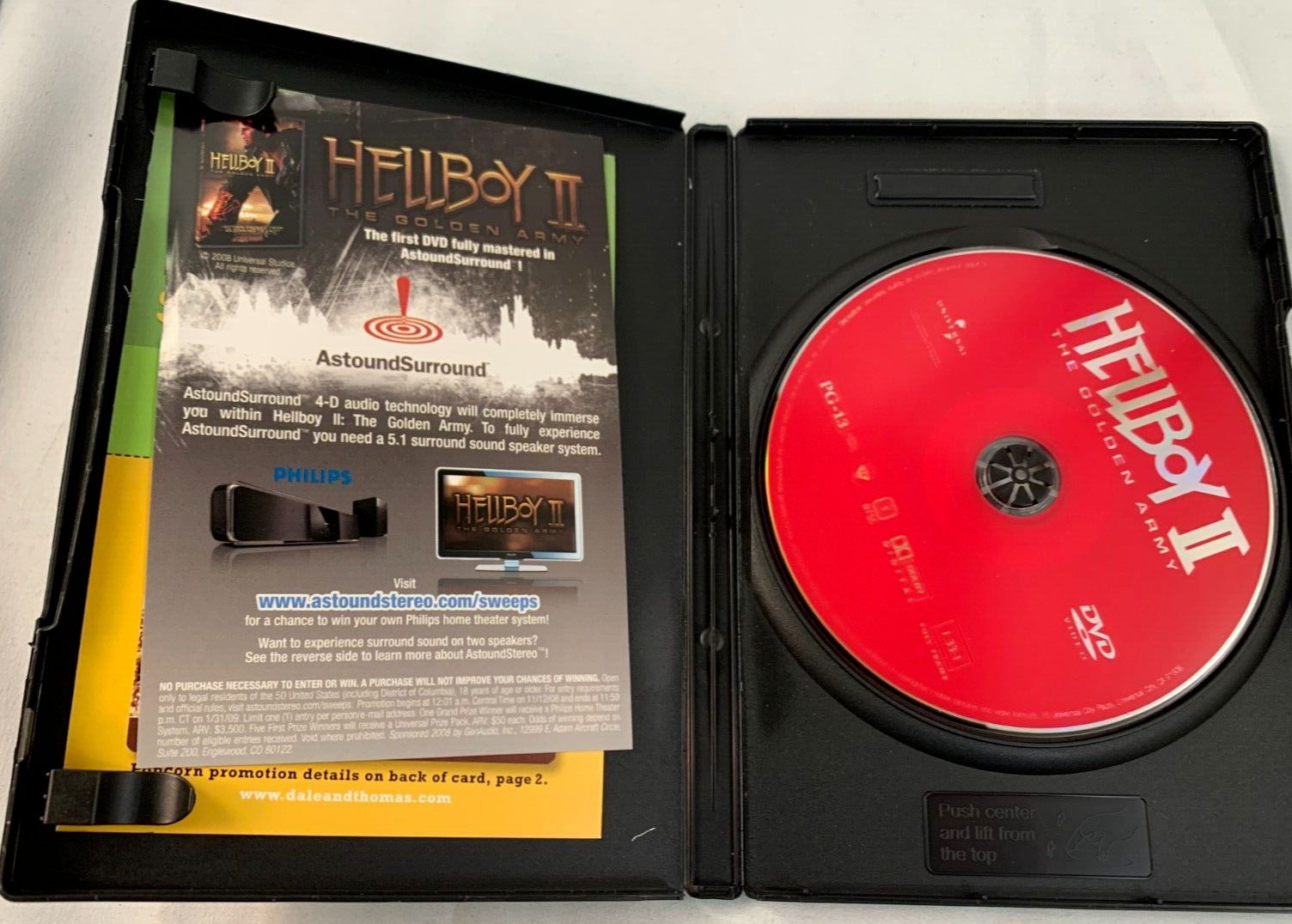 Hellboy/Hellboy II The Golden Army (DVD bundle) - Tested and Working