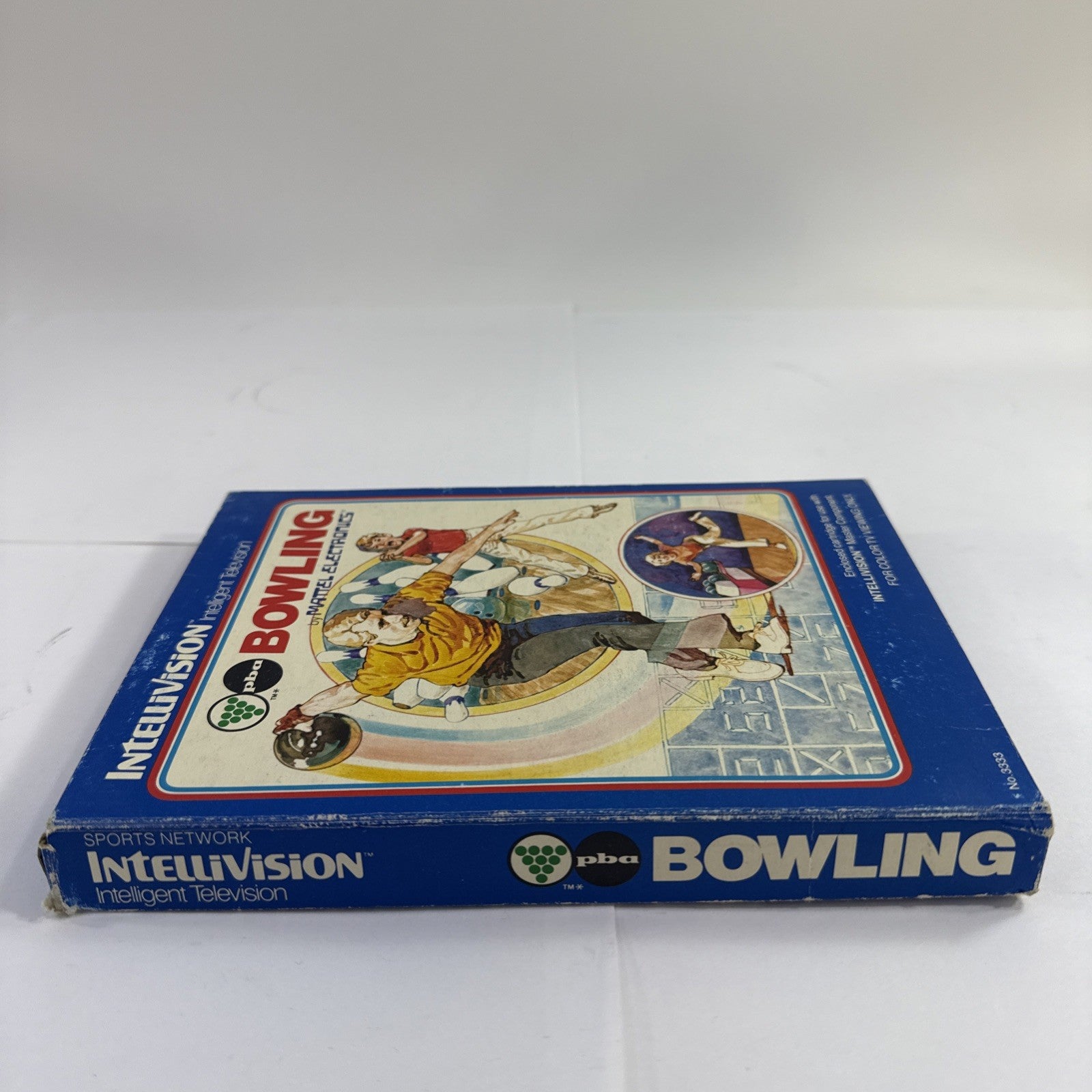 Bowling (Intellivision, 1984) Game Box Manual Overlays - Tested and Working