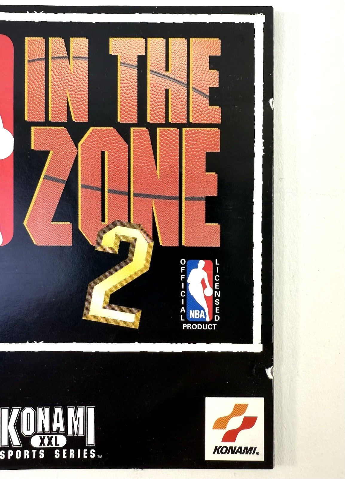 NBA: In the Zone 2 (Sony PlayStation 1, 1996) Game Case Manual Registration Card