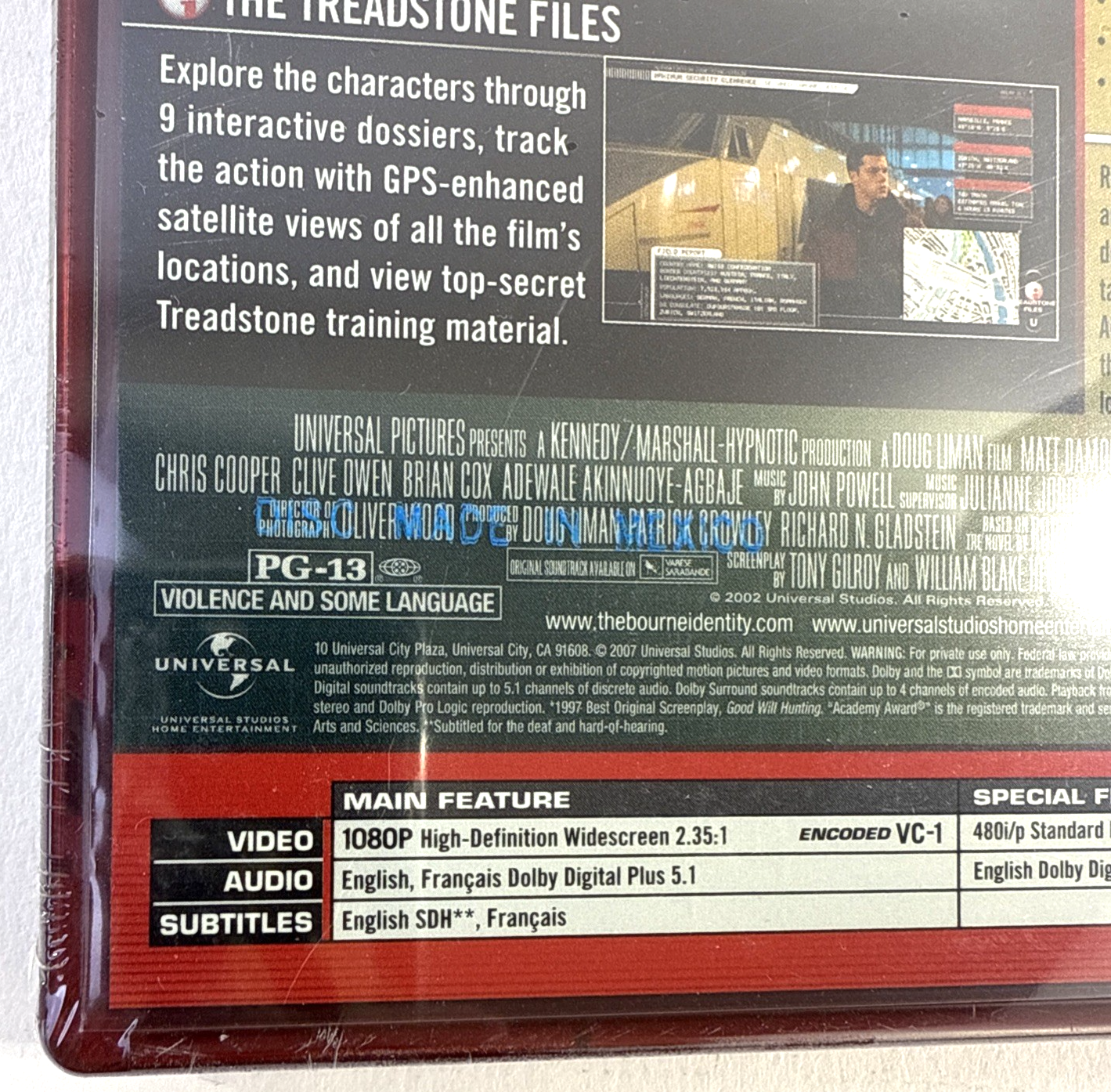 The Bourne Identity (HD-DVD, 2007) Promotional Disc - New, Factory Sealed