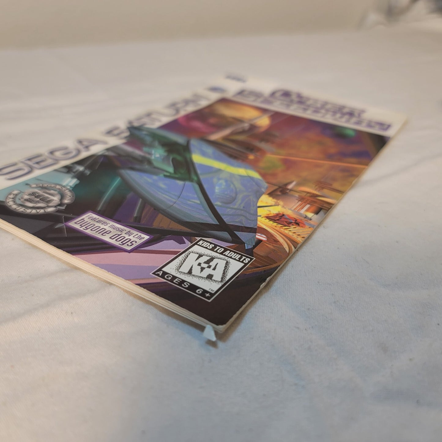 Cyber Speedway (Sega Saturn, 1995) Disc and Manual