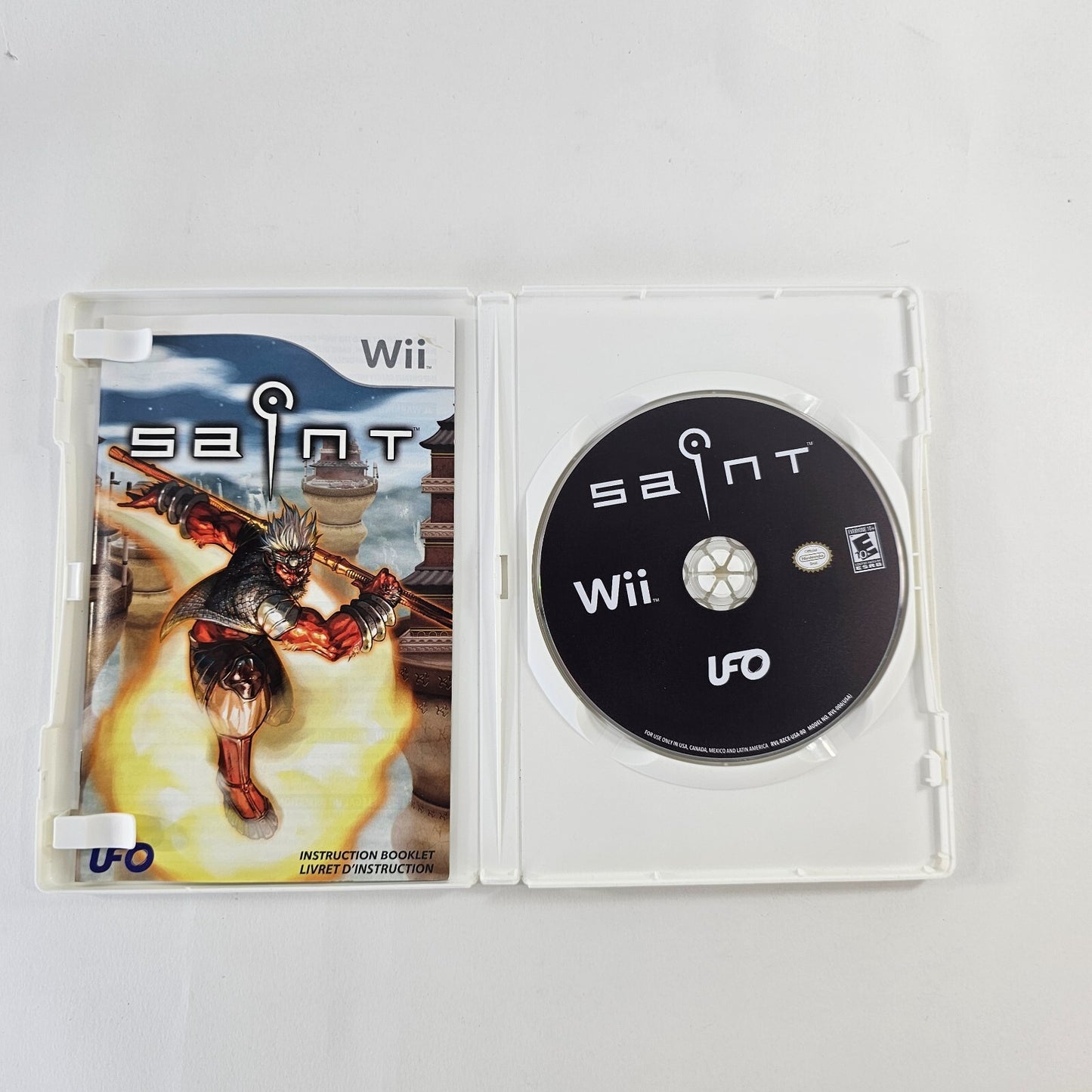 Saint (Nintendo Wii, 2009) Game Case Manual - Tested and Working