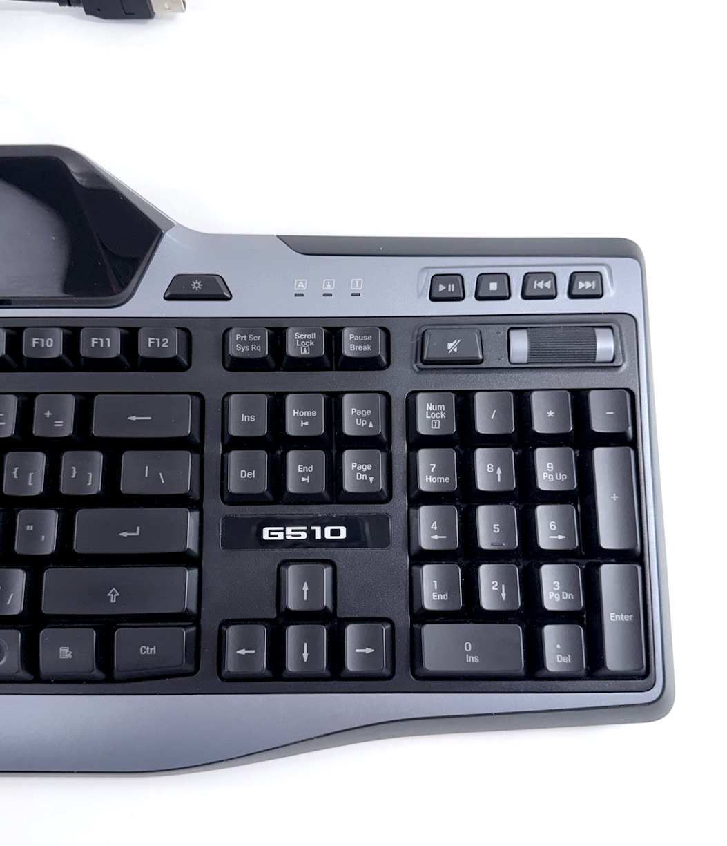 Logitech G510 Y-U0010 Wired USB Gaming Keyboard - Tested And Working
