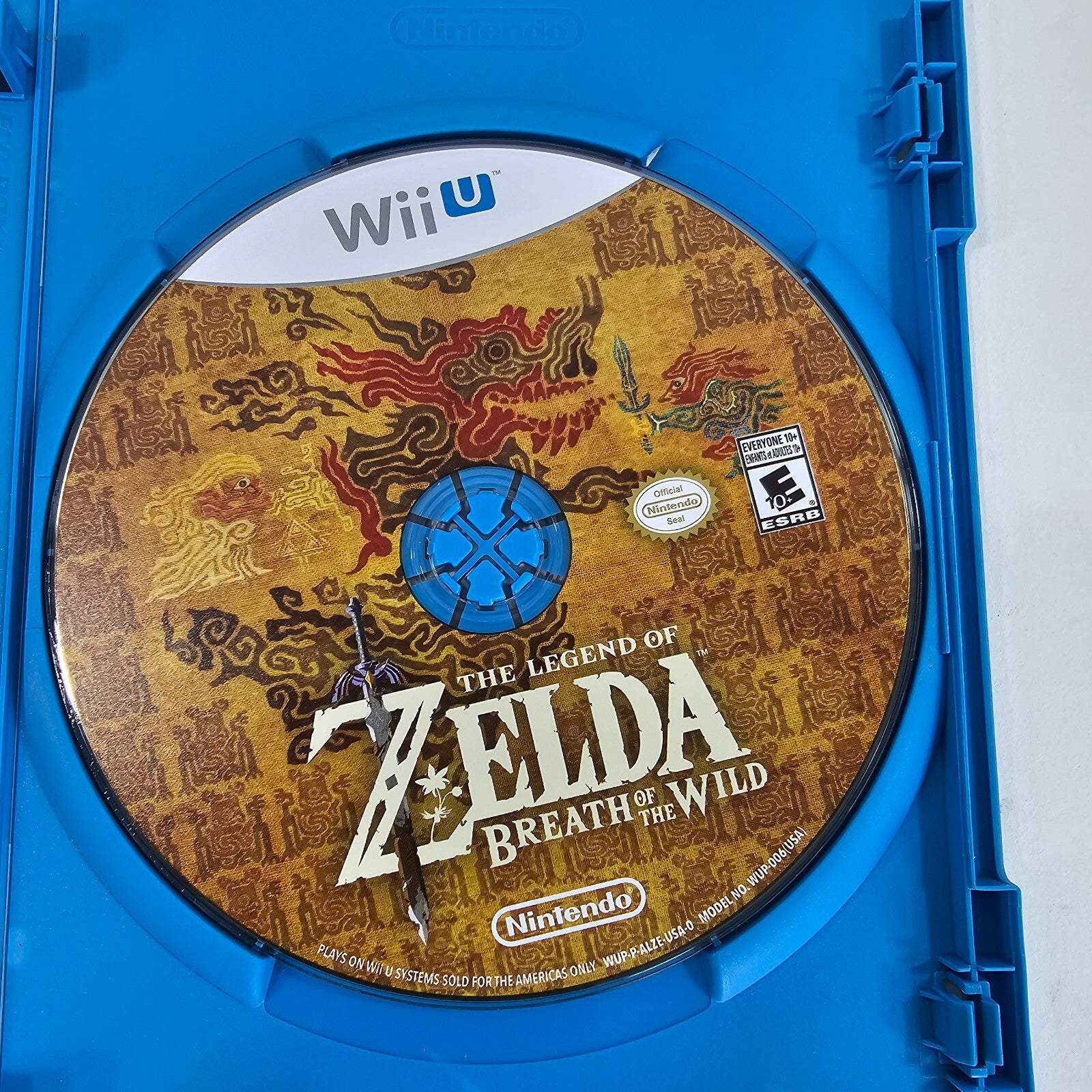 The Legend of Zelda: Breath of the Wild (Wii U, 2017) Game Case Manual - Tested