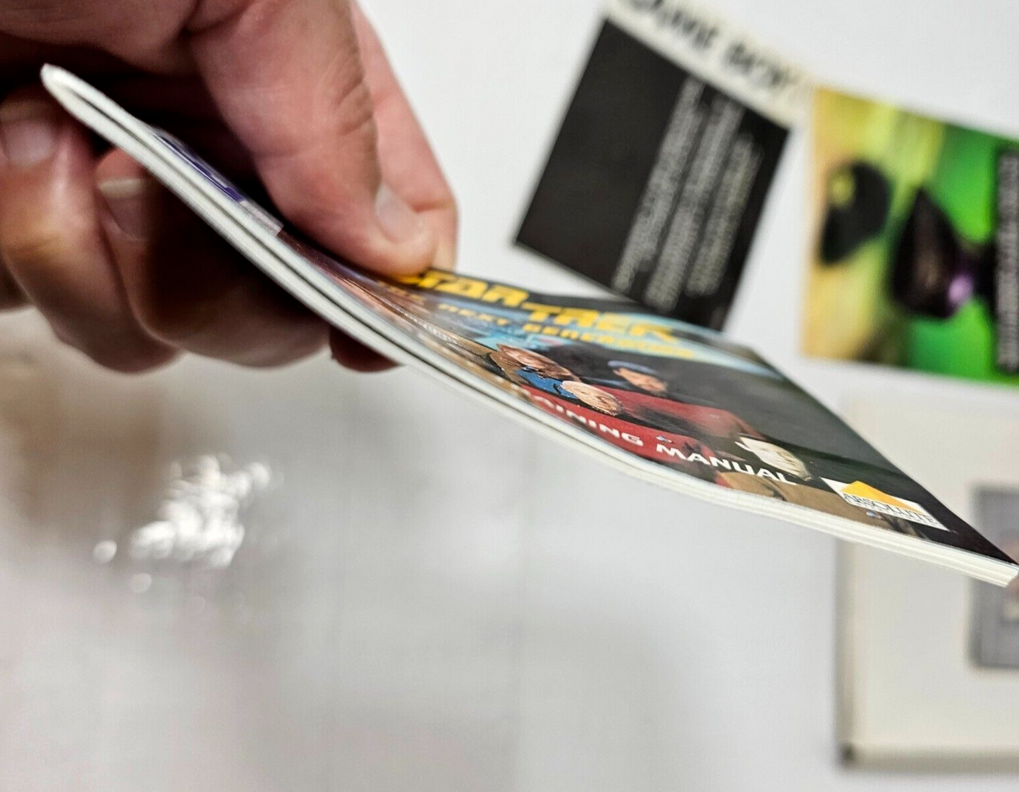 Star Trek The Next Generation (Gameboy, 1993) Game, Box, Manual, Inserts