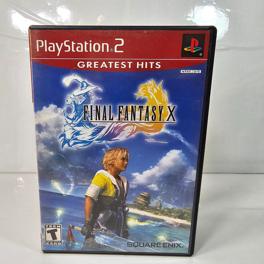 Final Fantasy X 10 Greatest Hits (Playstation 2, 2001) Game Case Manual Insert