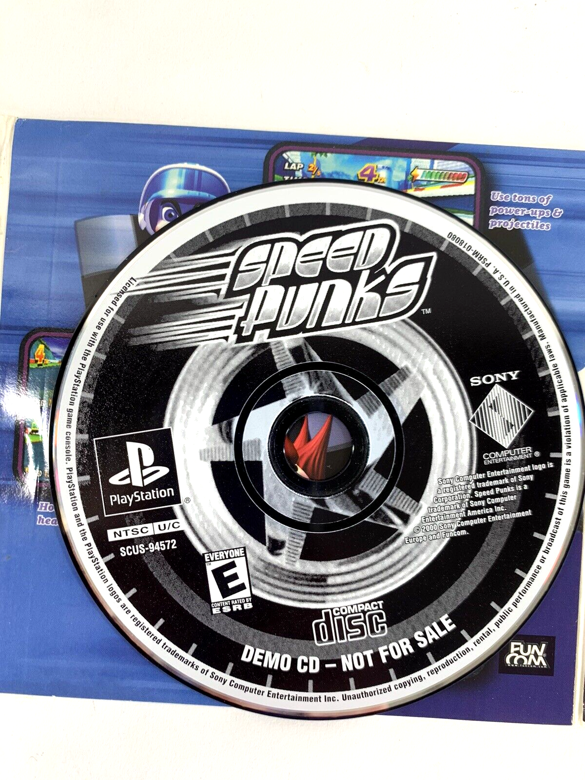 Hot Shots Golf 2 and Speed Punks (Sony PlayStation, 2000) Demo Discs & Sleeve