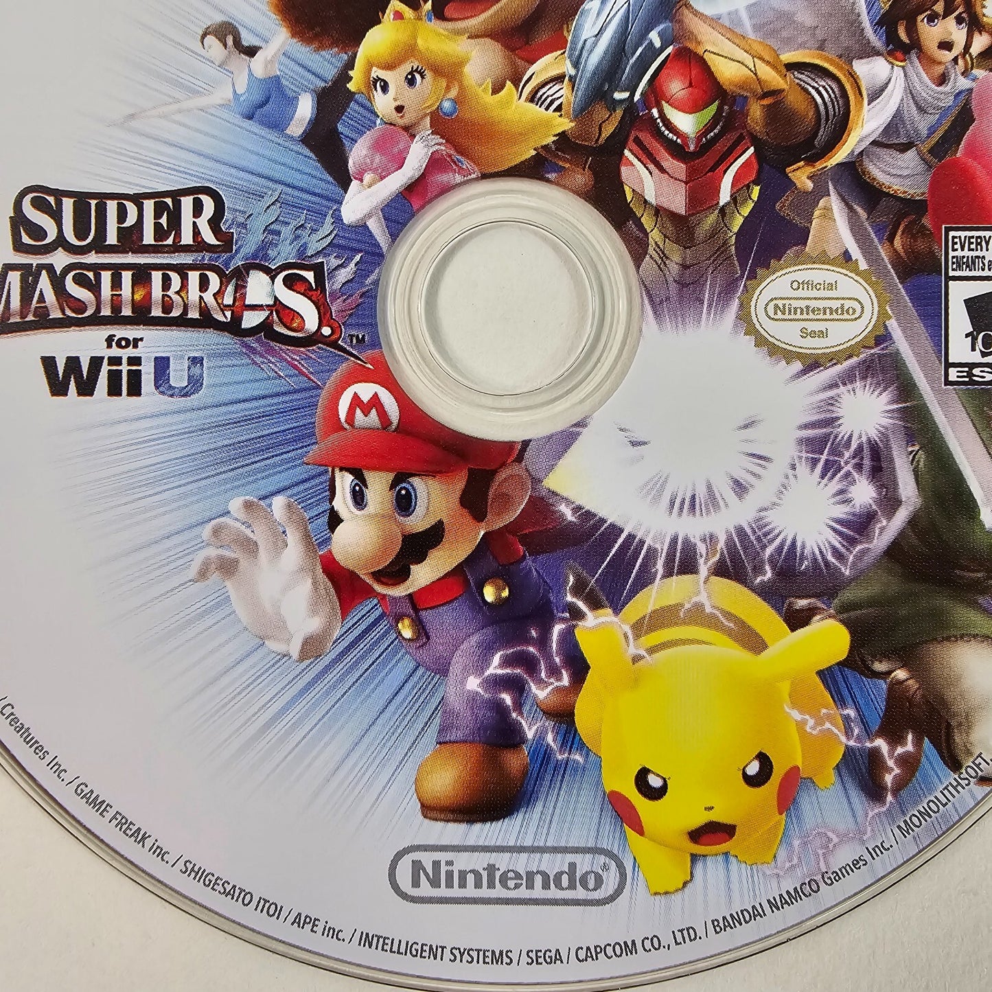 Super Smash Bros. (Nintendo Wii U, 2014)  Replacement Game Disc - Tested