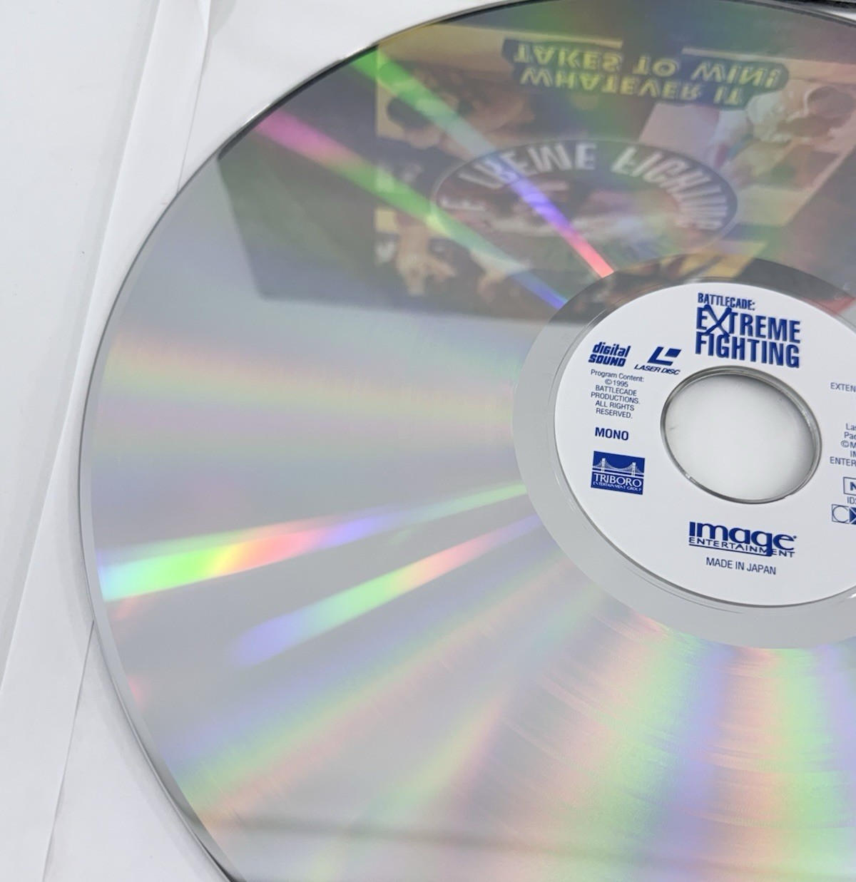 Battlecade Extreme Fighting (Laserdisc, 1995) Extended Play - Tested and Working