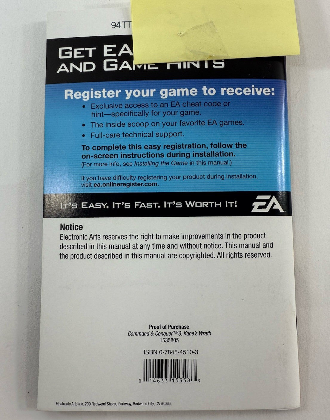 Command & Conquer 3: Tiberium Wars And Kane’s Wrath  Expansion (PC DVD Bundle)