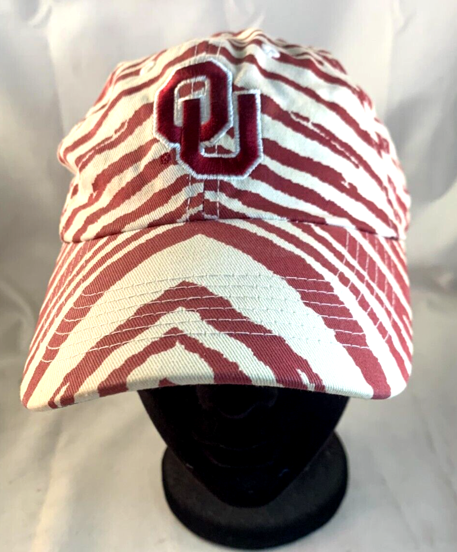 Top of The World Oklahoma Sooners Maroon/White One Size Adjustable Baseball Cap