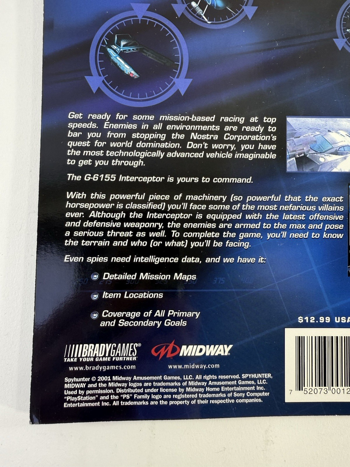 Spy Hunter Official Strategy Guide (Brady Games, 2001) by Shane Mooney