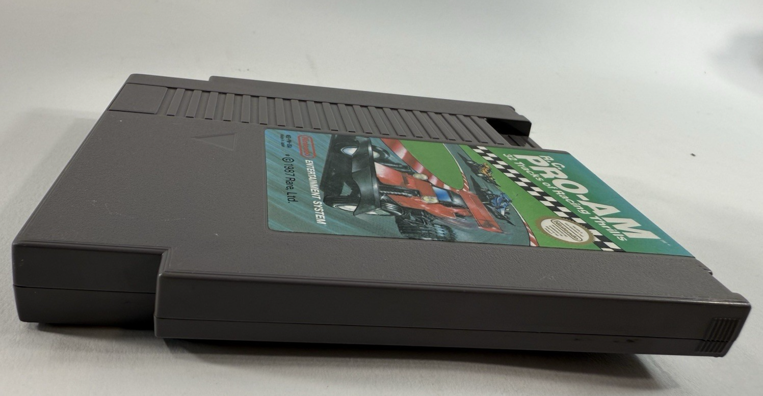 R.C. Pro-Am (Nintendo Entertainment System, 1987) Game Cartridge - Tested
