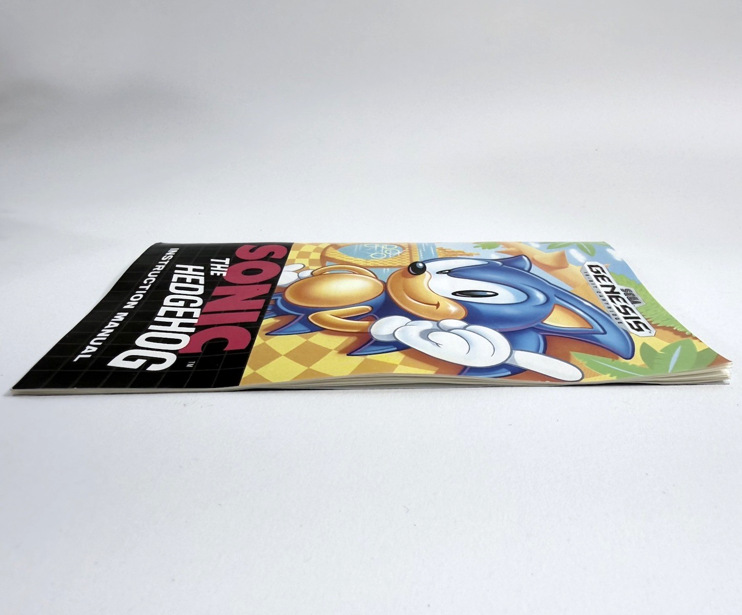 Sonic The Hedgehog (Sega Genesis, 1991) Original Retail Case & Manual - No Game