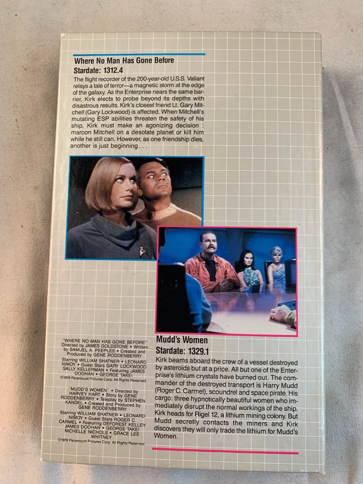 Star Trek The Collector's Edition VHS Lot of 4