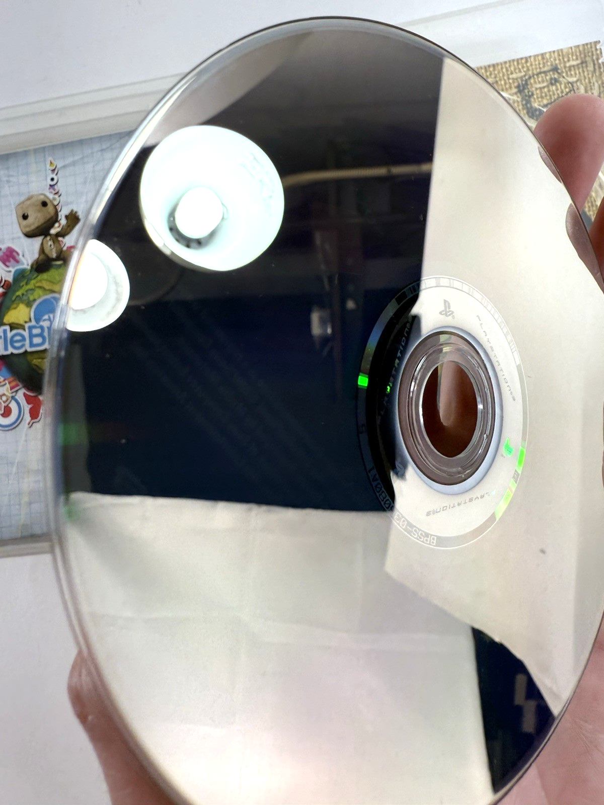 LittleBigPlanet (Sony PlayStation 3, 2008) Game Case Manual Registration Insert