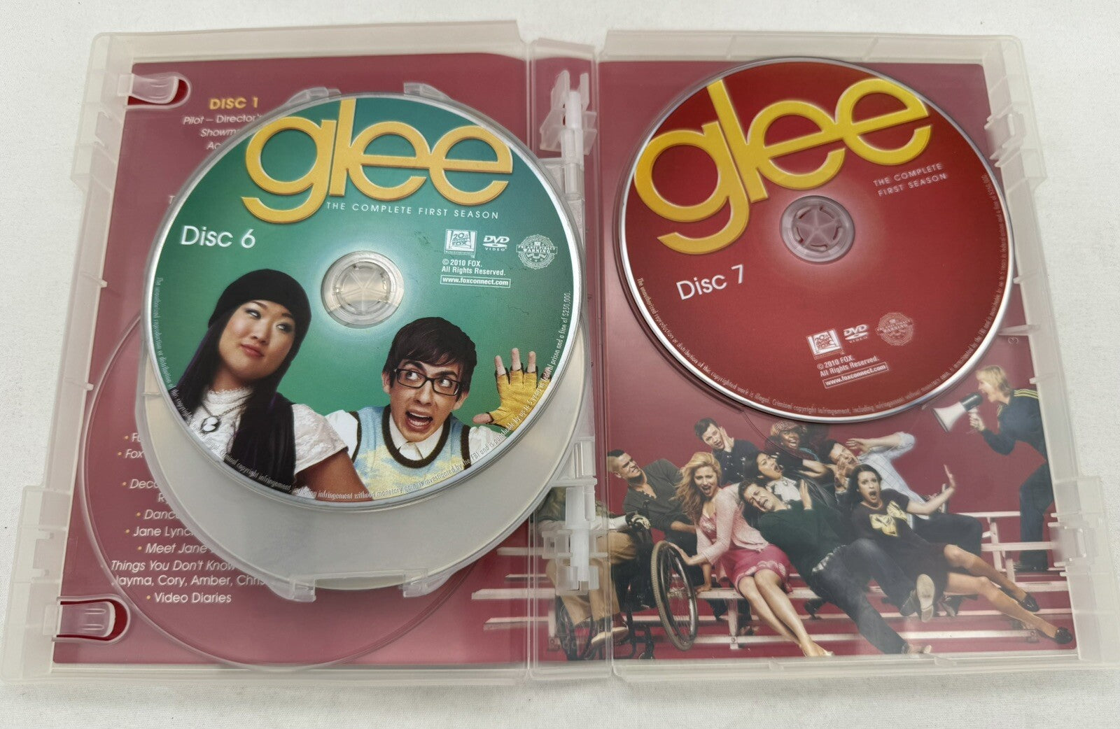 Glee: The Complete First Season (DVD, 2010, Gleek Edition) Tested and Working