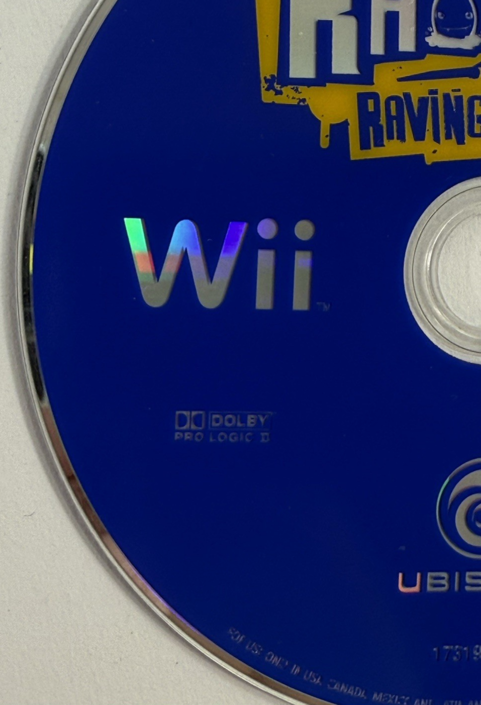 Rayman Raving Rabbids (Nintendo Wii, 2006) Game Disc - Tested And Working