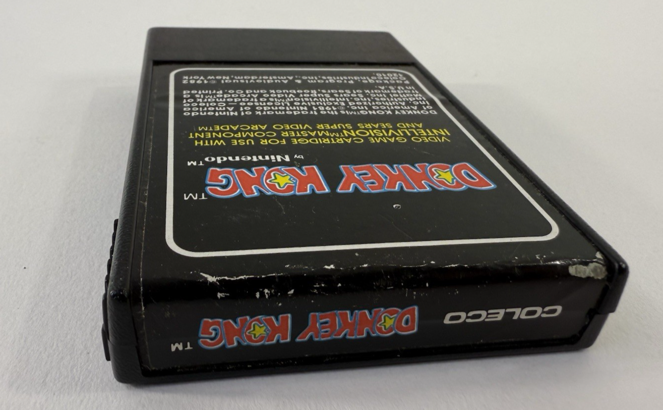 Donkey Kong (Intellivision, 1982) Game Cartridge - Tested