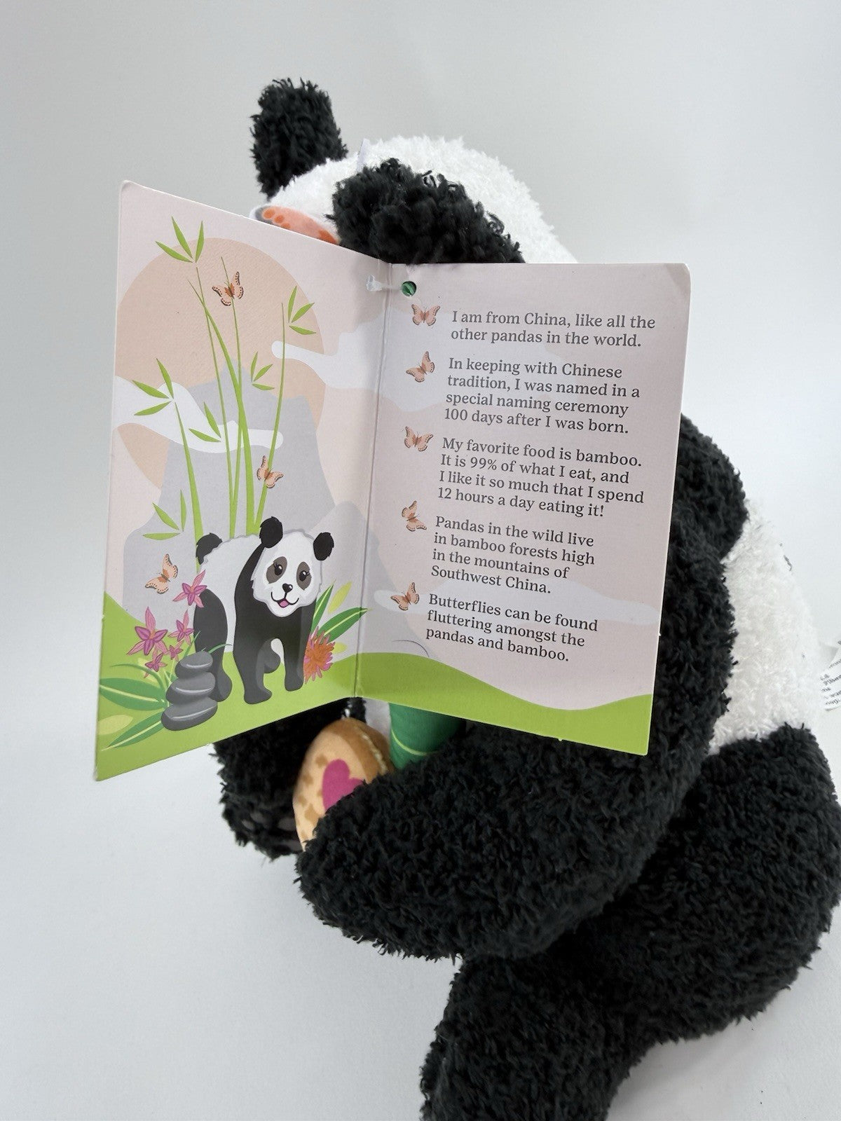 Little Brownie Bakers 2024 'Mei Lan' 10" Panda Bamboo Plush with Tags