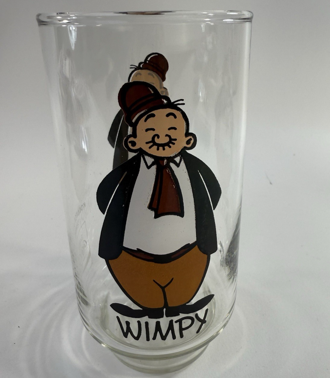Coca-Cola Kollect-A-Set Series Popeye 1975 Wimpy 6” Drinking Glass