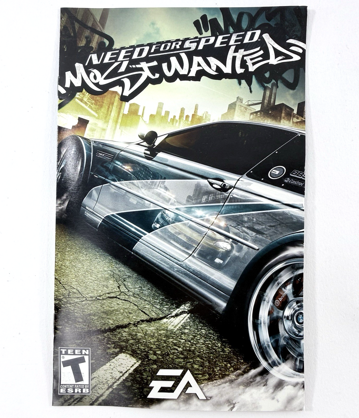 Need for Speed: Most Wanted (PlayStation 2, 2005) Game Case Manual - Tested