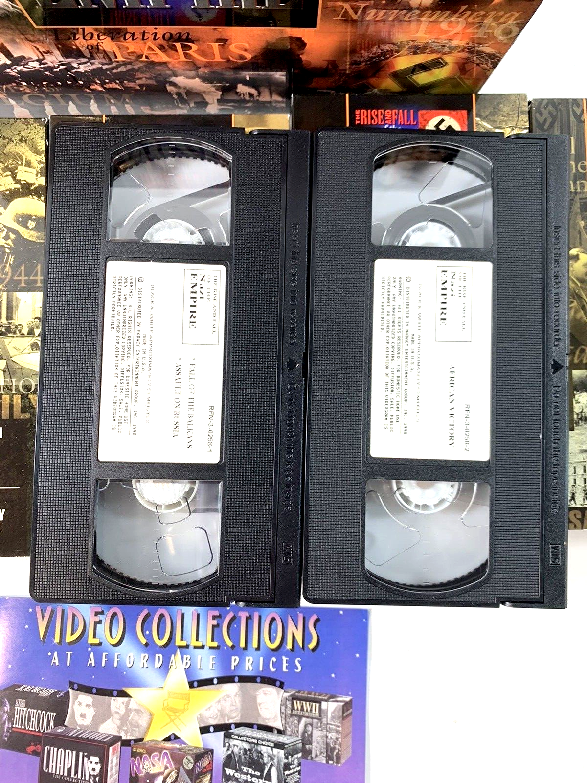 Rise And Fall Of The Nazi Empire (4 Military VHS box sets) Warbirds of WWII +2