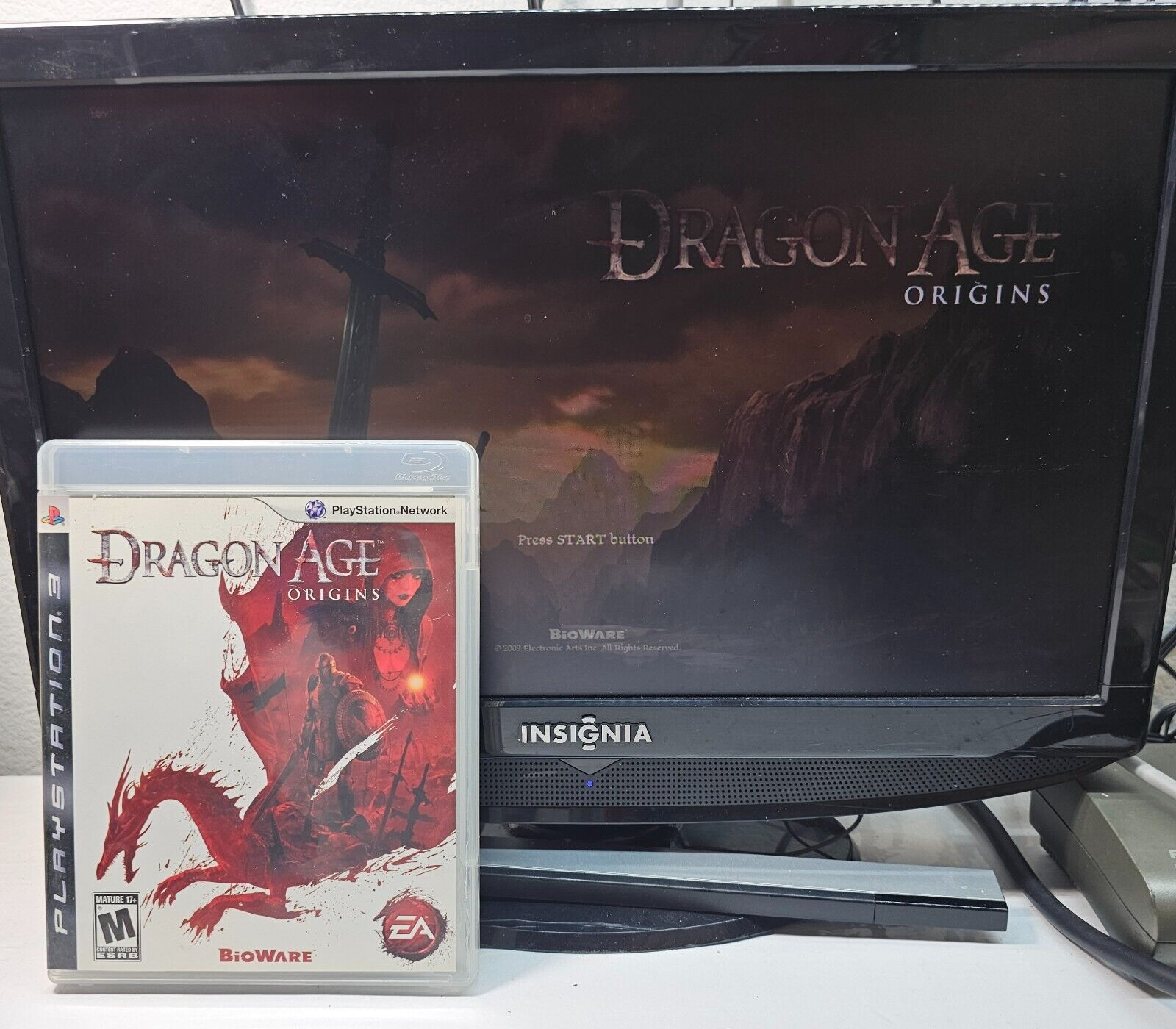 Dragon Age: Origins (Sony PlayStation 3, 2009) Game Case Manual - Tested