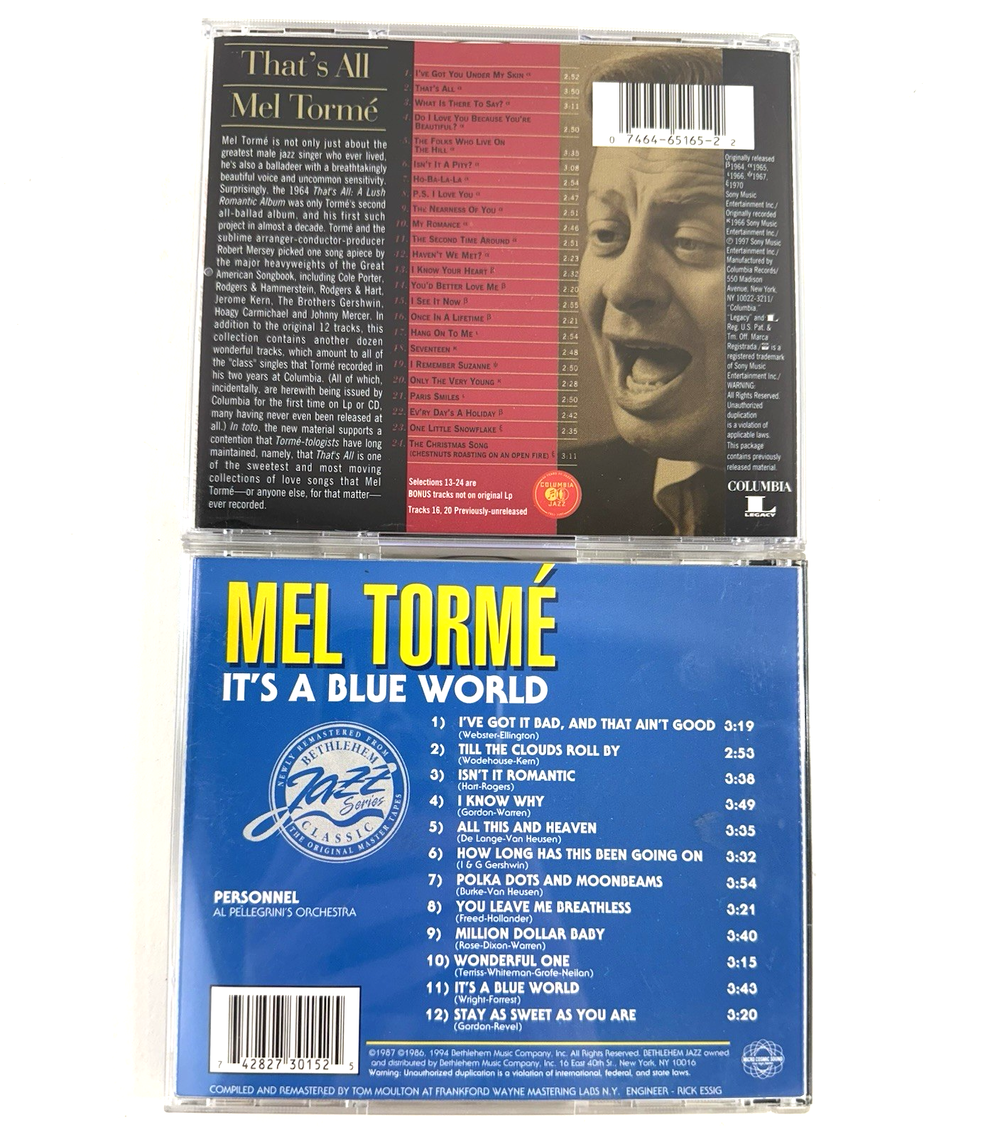 Mel Tormé CD Bundle - Great American Songbook, In Hollywood, London Sessions +5