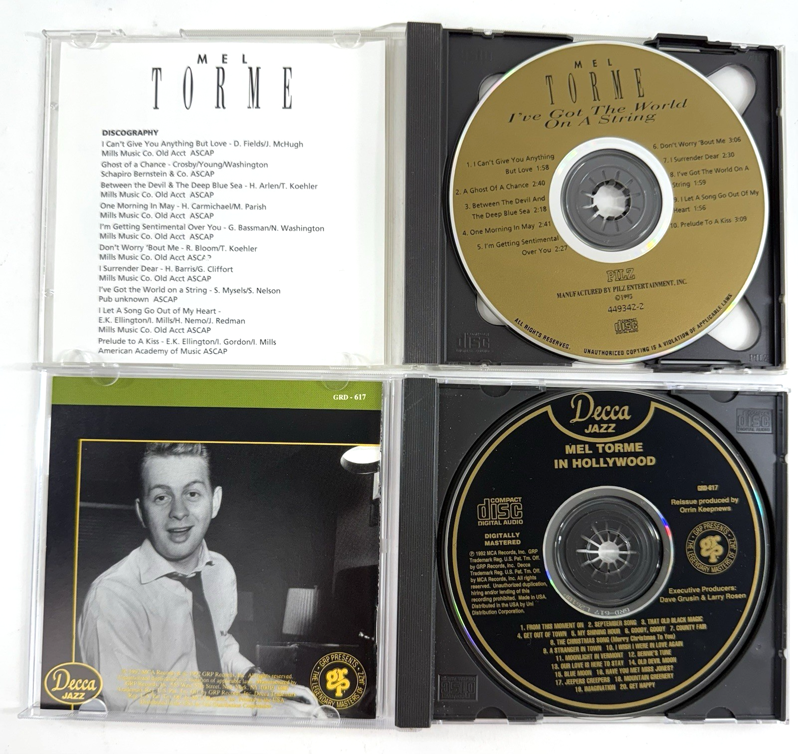 Mel Tormé CD Bundle - Great American Songbook, In Hollywood, London Sessions +5