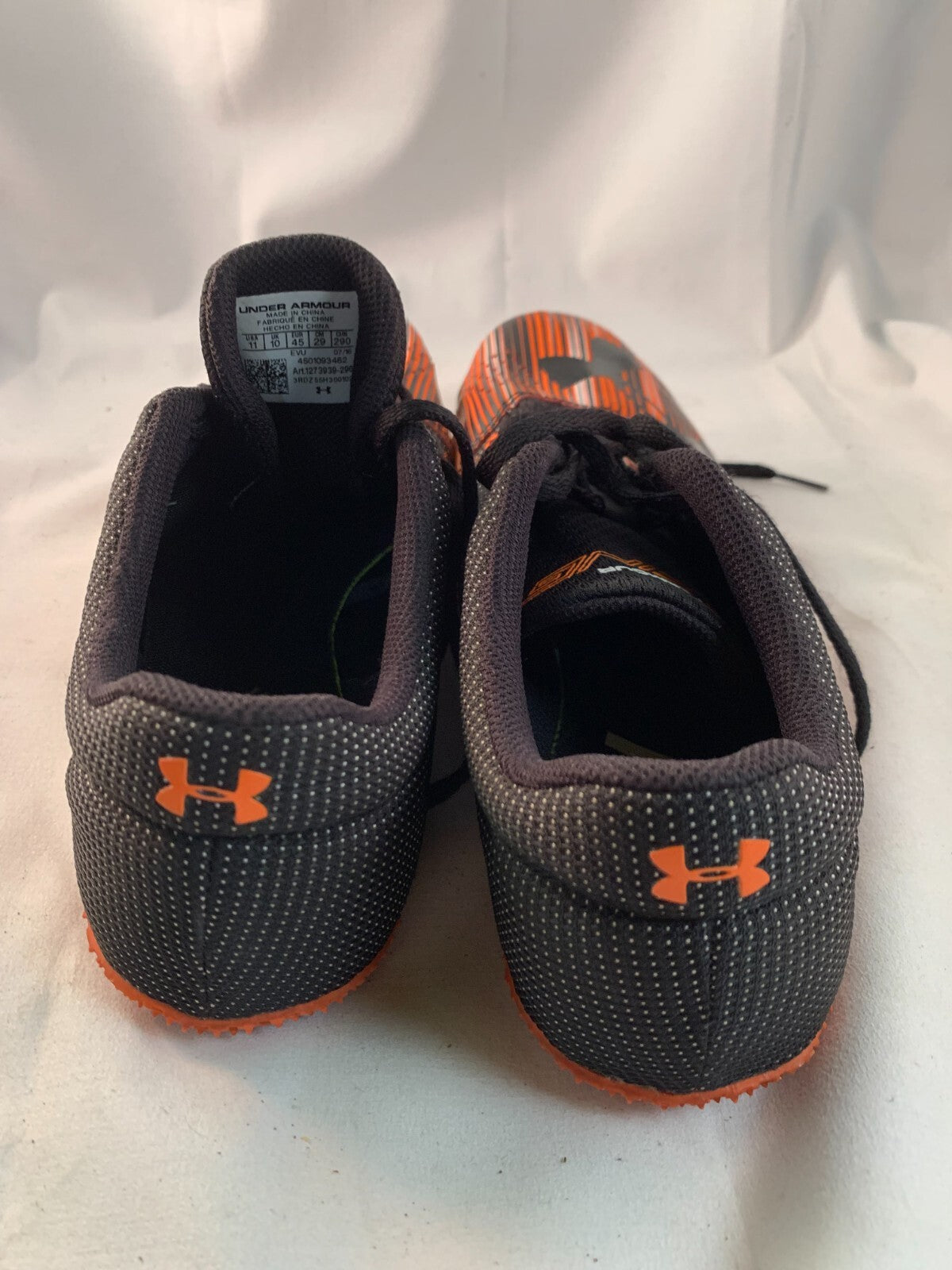 Under Armour Racing Cleats Mens' Size 11 UK 10 EUR 45